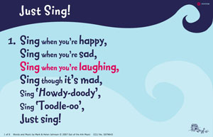 just sing blue
