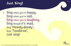 just sing yellow