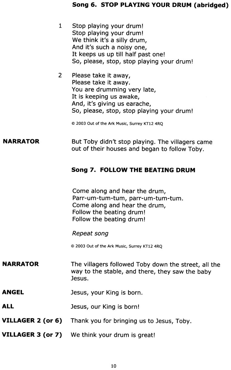 birth of jesus play scripts pdf