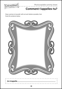 Click to view a larger image in a pop-up window. Printable Activity Sheet