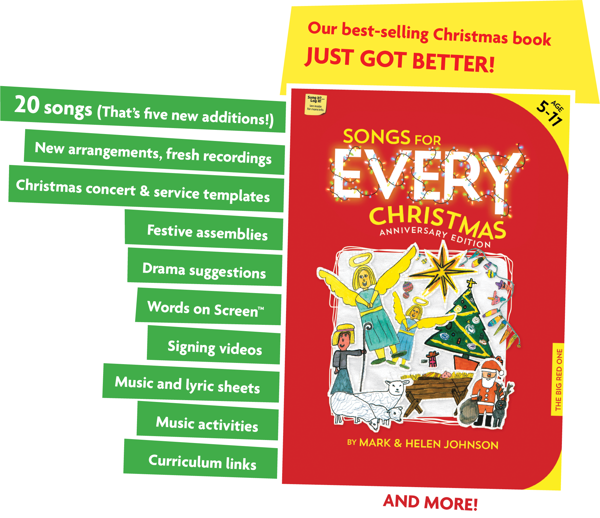 our best-selling Christmas book just got better!