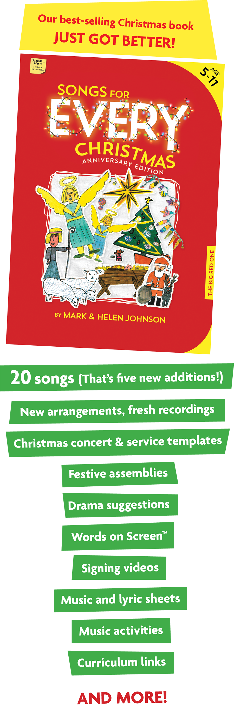 our best-selling Christmas book just got better!
