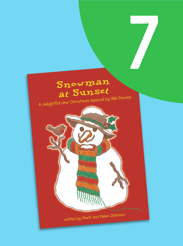 7. Snowman At Sunset